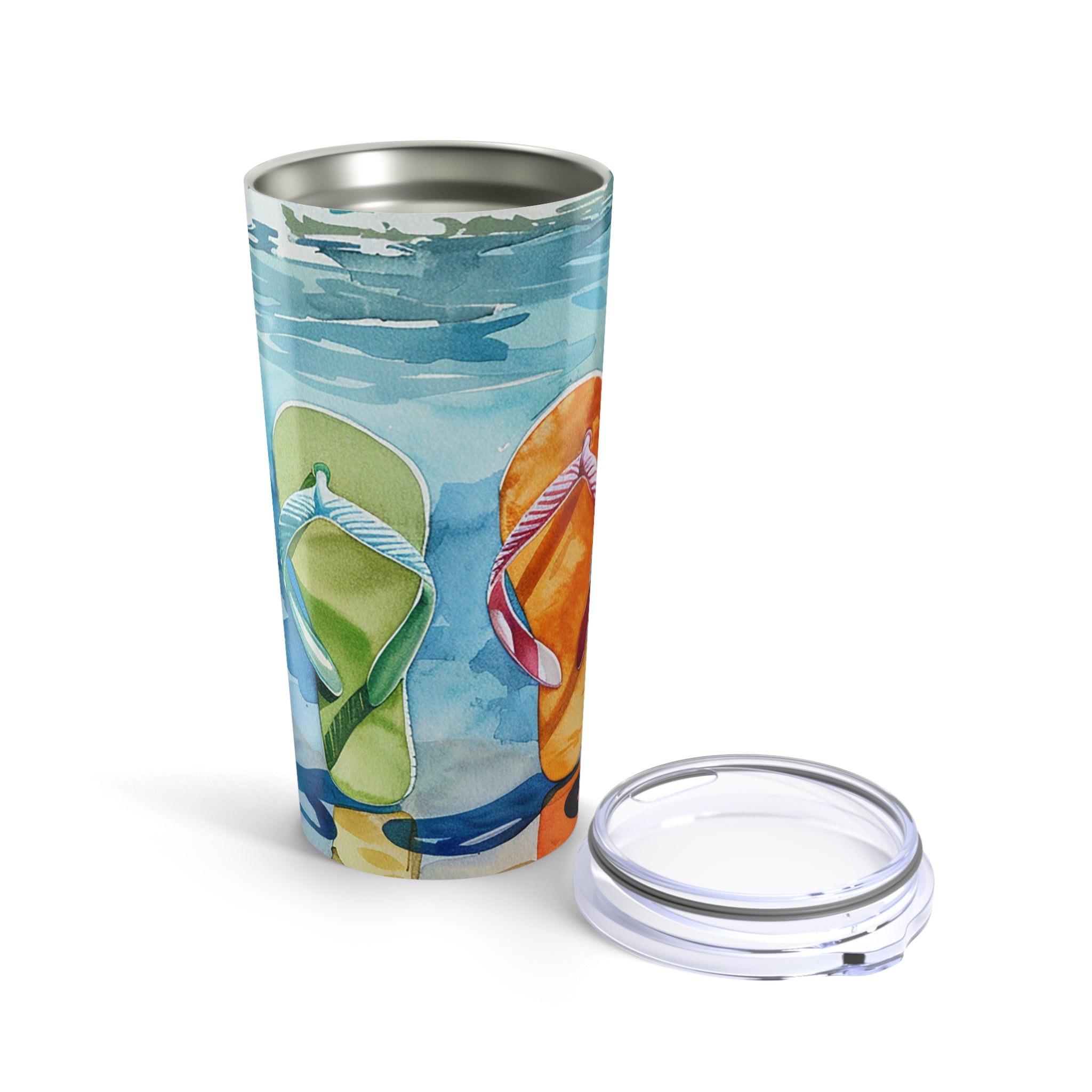 "Island Soles" 20oz Tumbler – Walk Light, Sip Bright