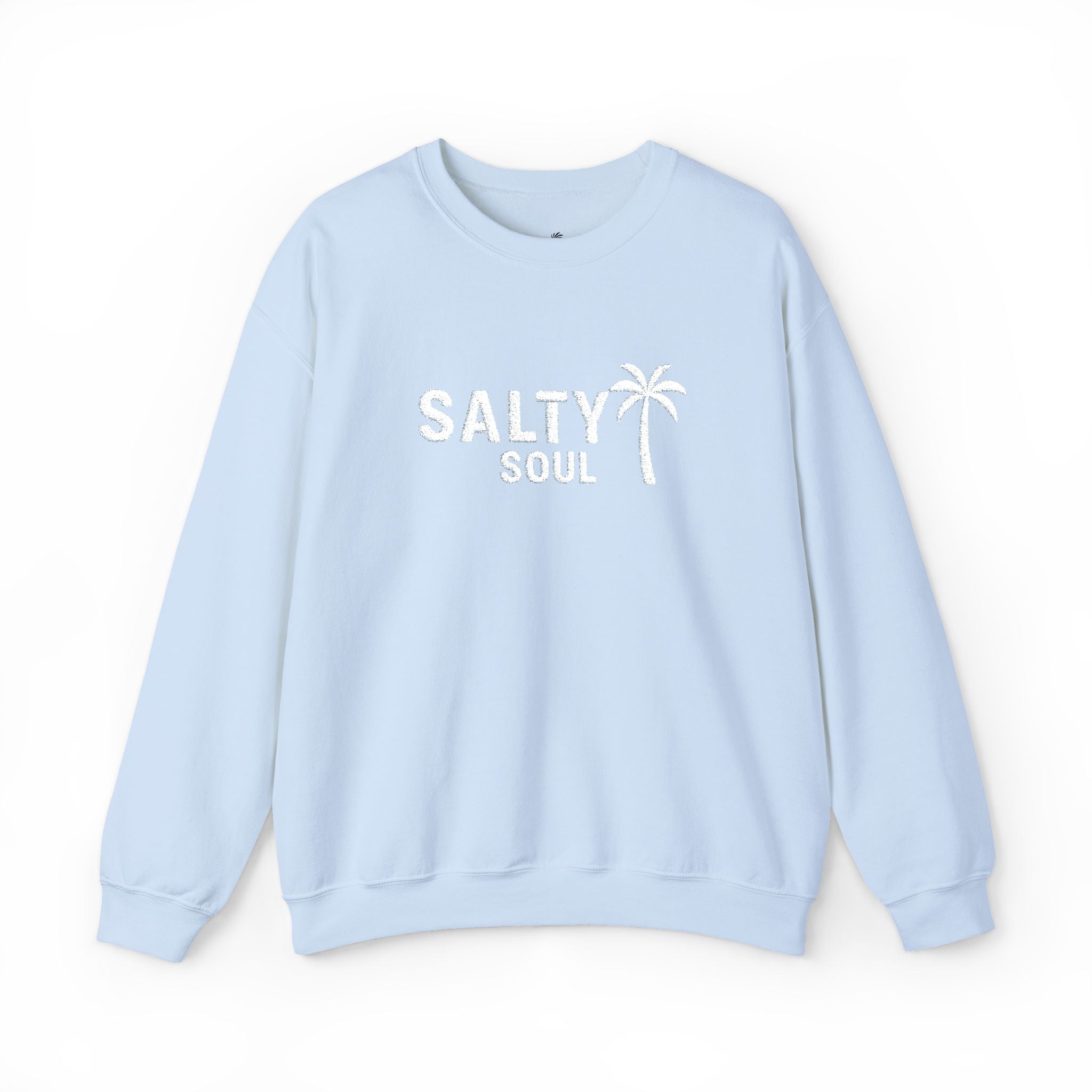 Salty Soul – Women’s Embroidered Sweatshirt Heavy Blend™ Crewneck Sweatshirt