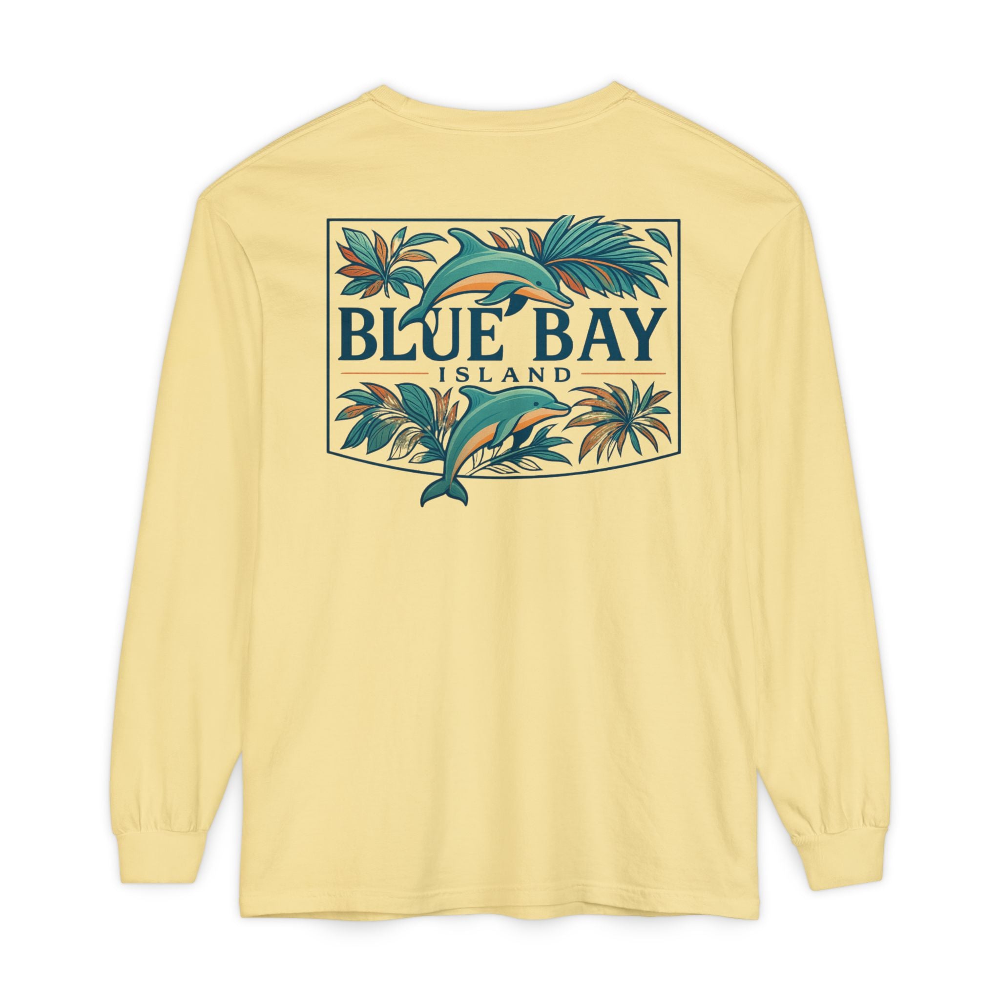 BLUE BAY ISLAND – Dolphins & Daydreams Long Sleeve Tee