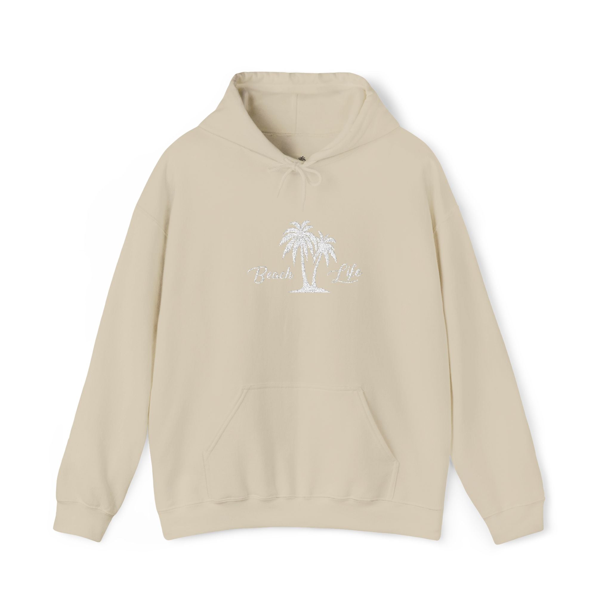 Beach Life Embroidered Hoodie Heavy Blend™ Hooded Sweatshirt