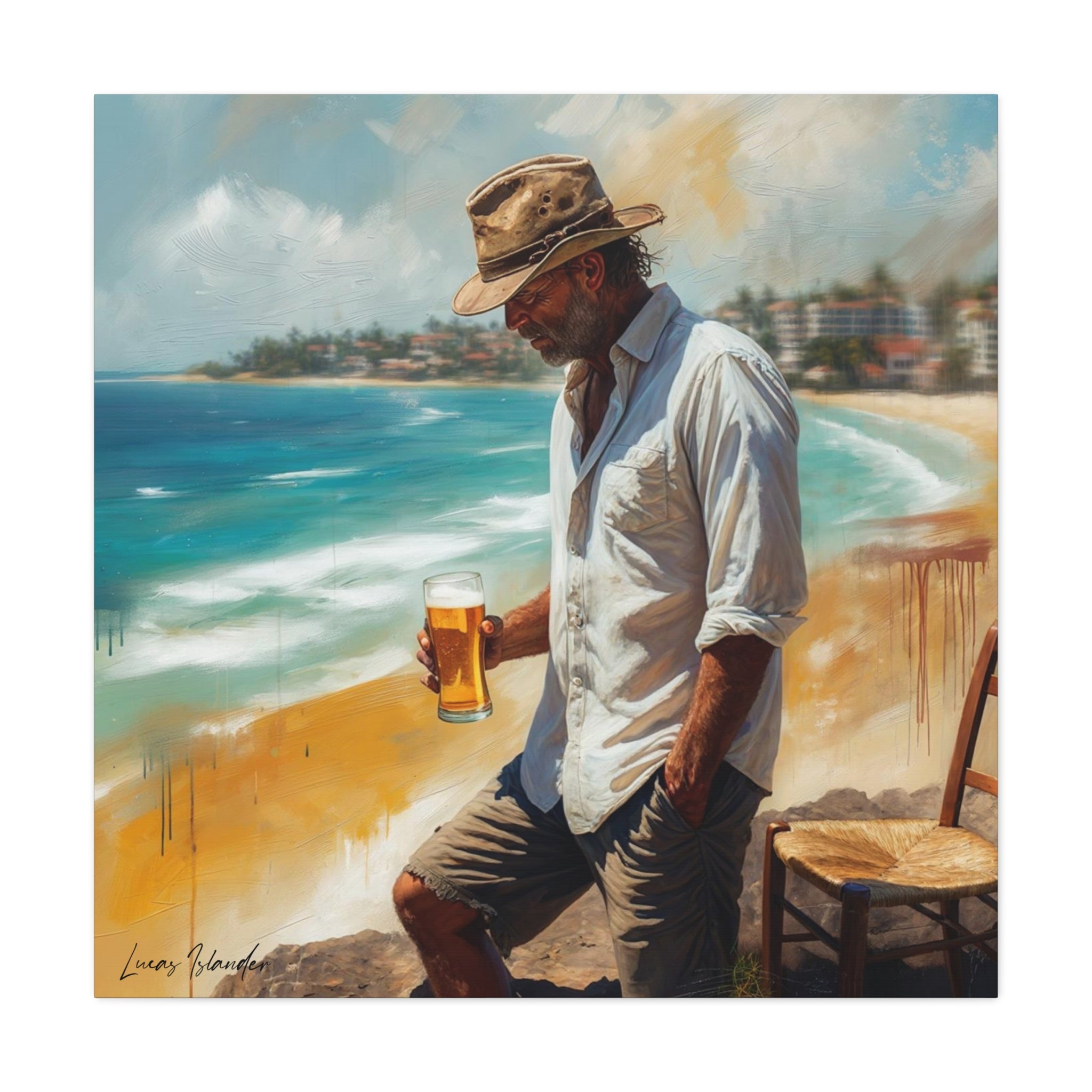 Beer In Mexico Matte Canvas, Stretched, 1.25"