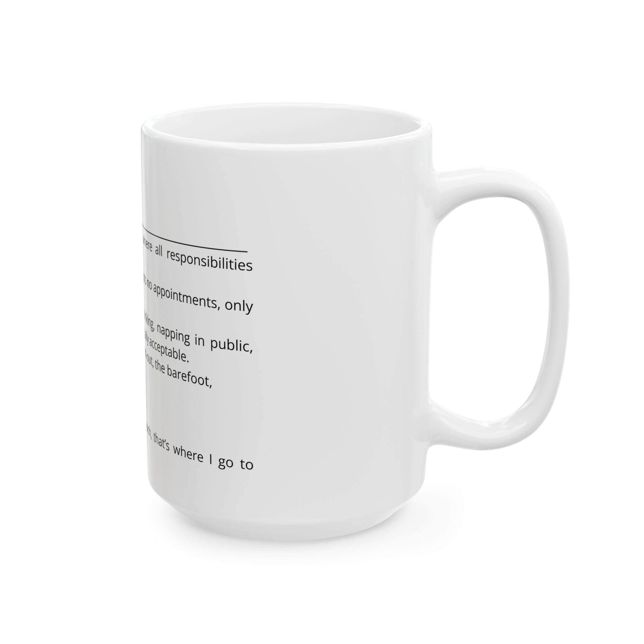 🐚 “Beach (noun)” Ceramic Mug – Sip the Tranquility, (11oz, 15oz)