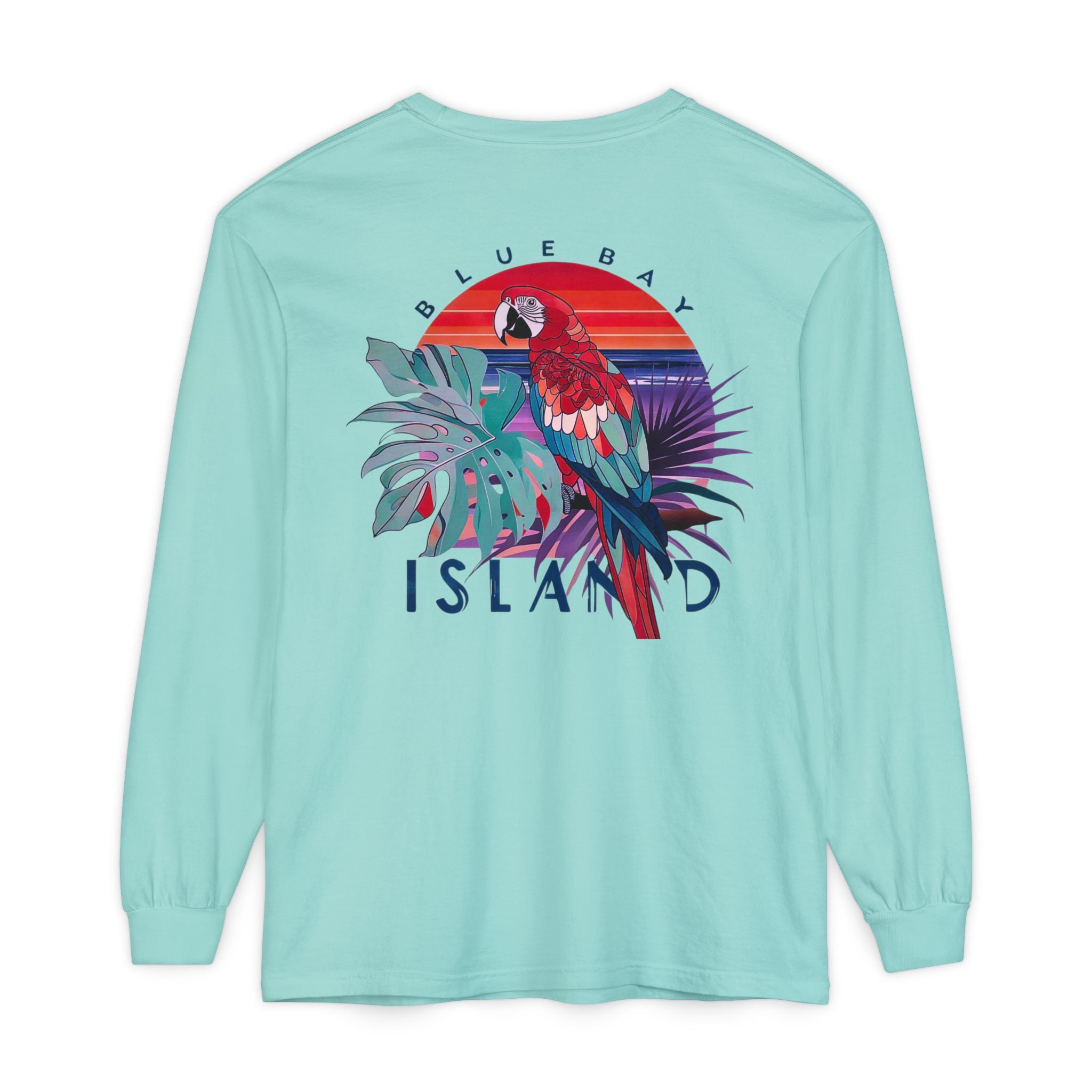 Blue Bay Island – Parrot Sunset Long Sleeve Tee
