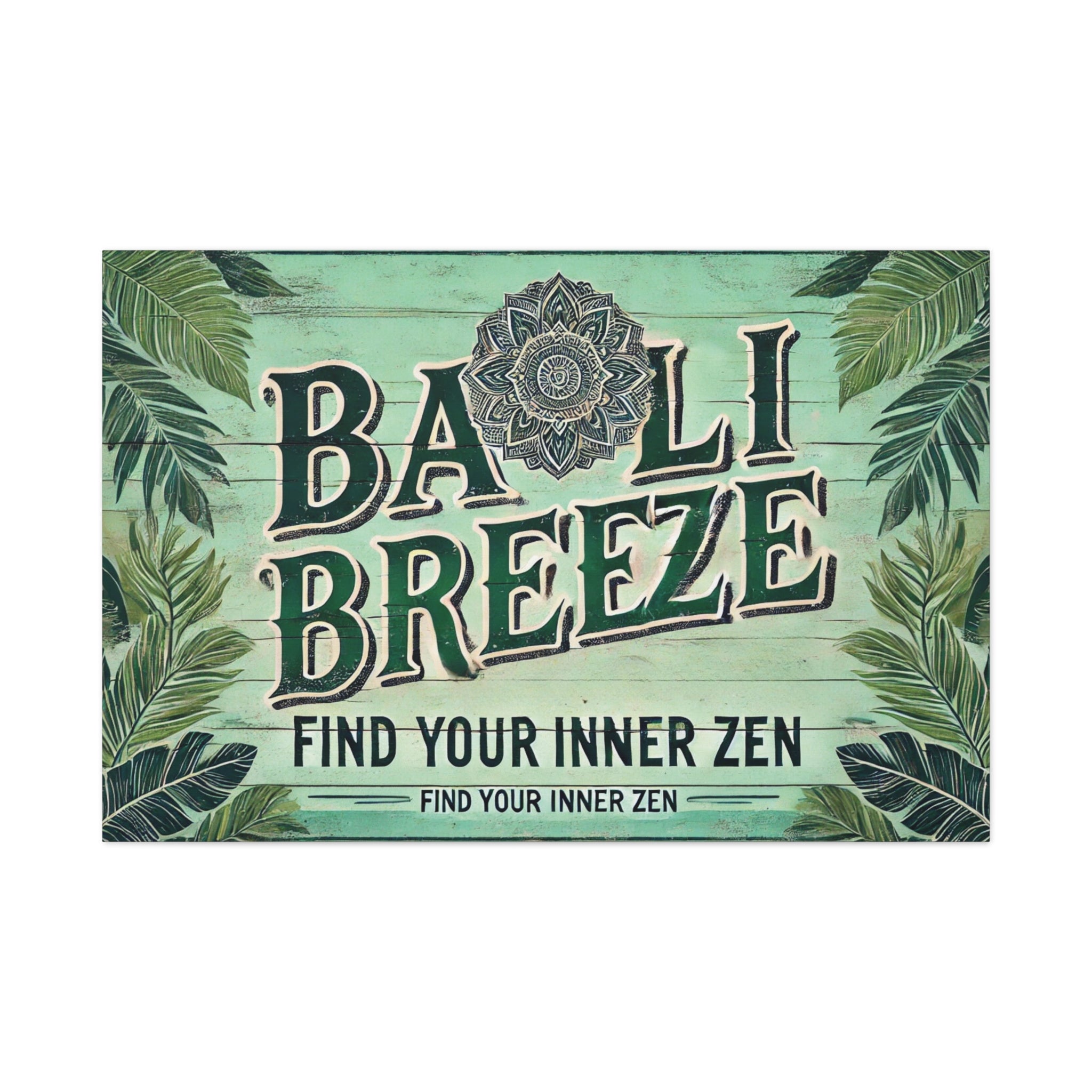 Bring Bali’s Serenity Home with "Bali Breeze" Wall Art Matte Canvas, Stretched, 1.25"