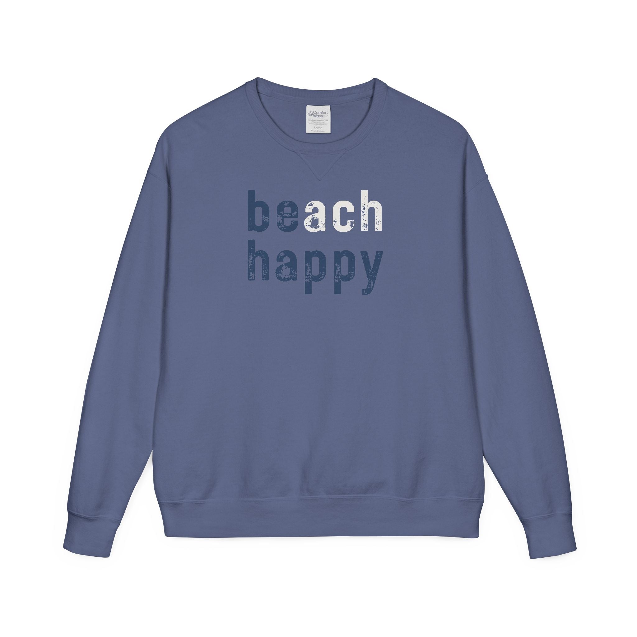 Beach Happy Sweatshirt ComfortWash® Garment Dyed Crewneck