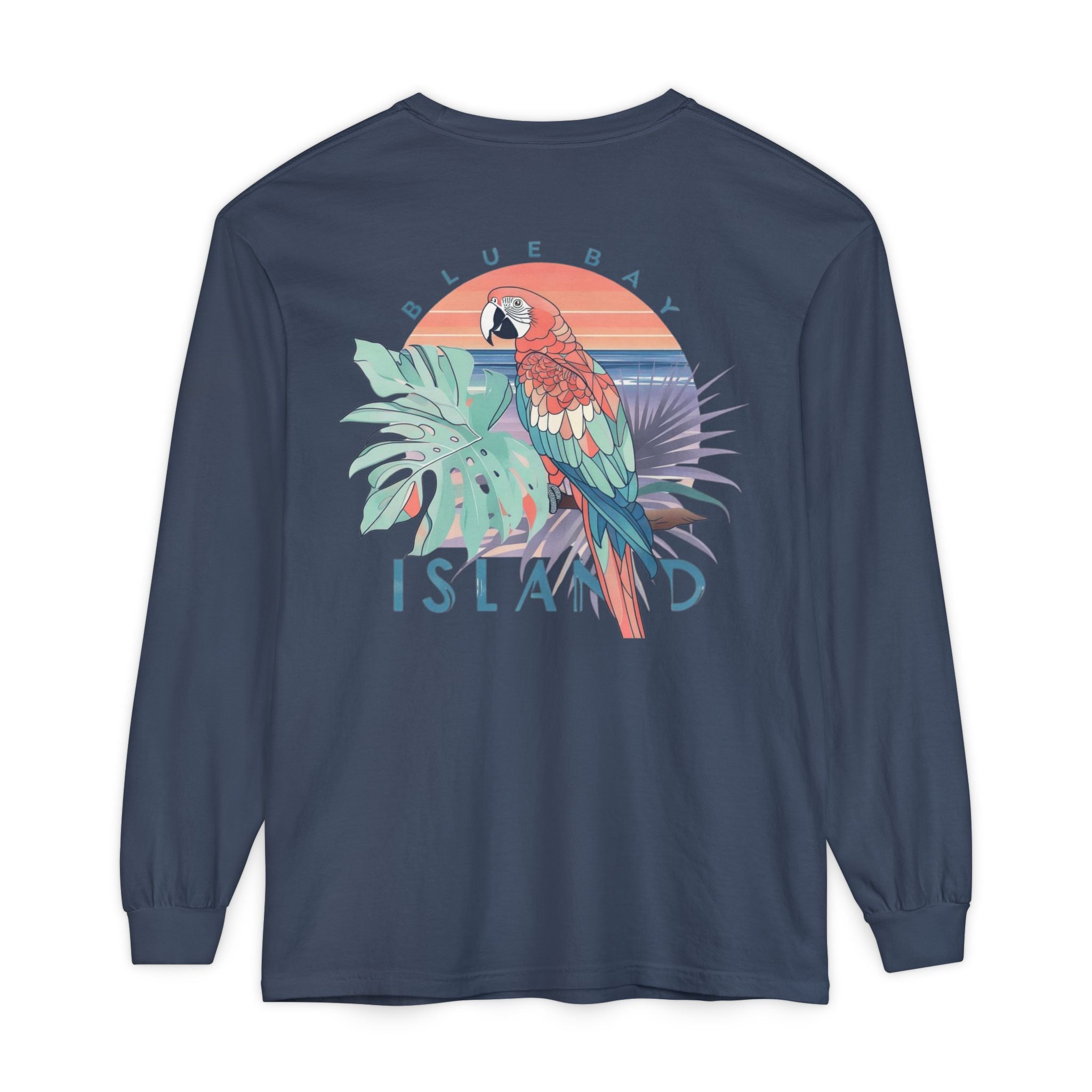 Blue Bay Island – Parrot Sunset Long Sleeve Tee