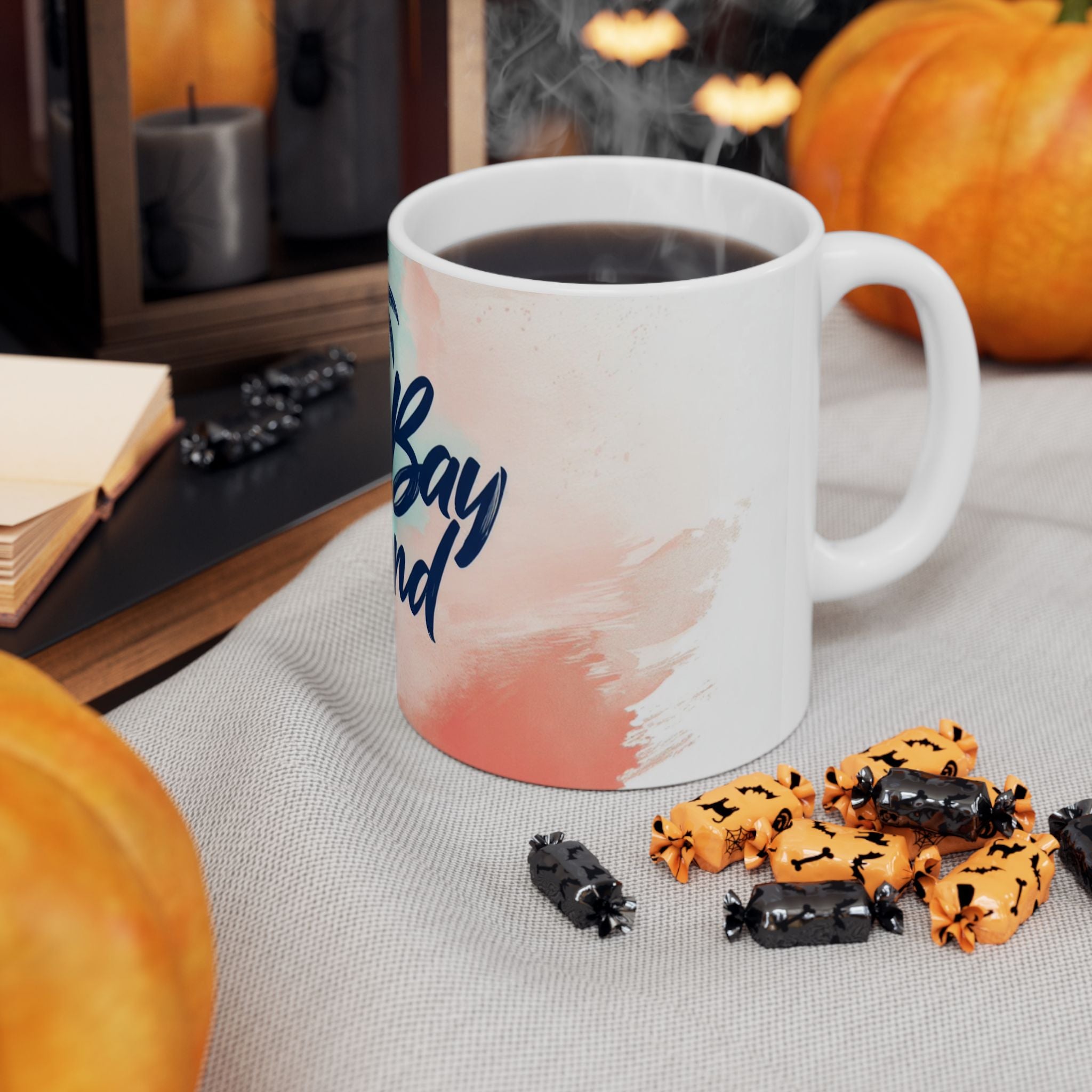 Blue Bay Island Mug – Anchor Your Morning, Island Style (11oz, 15oz)