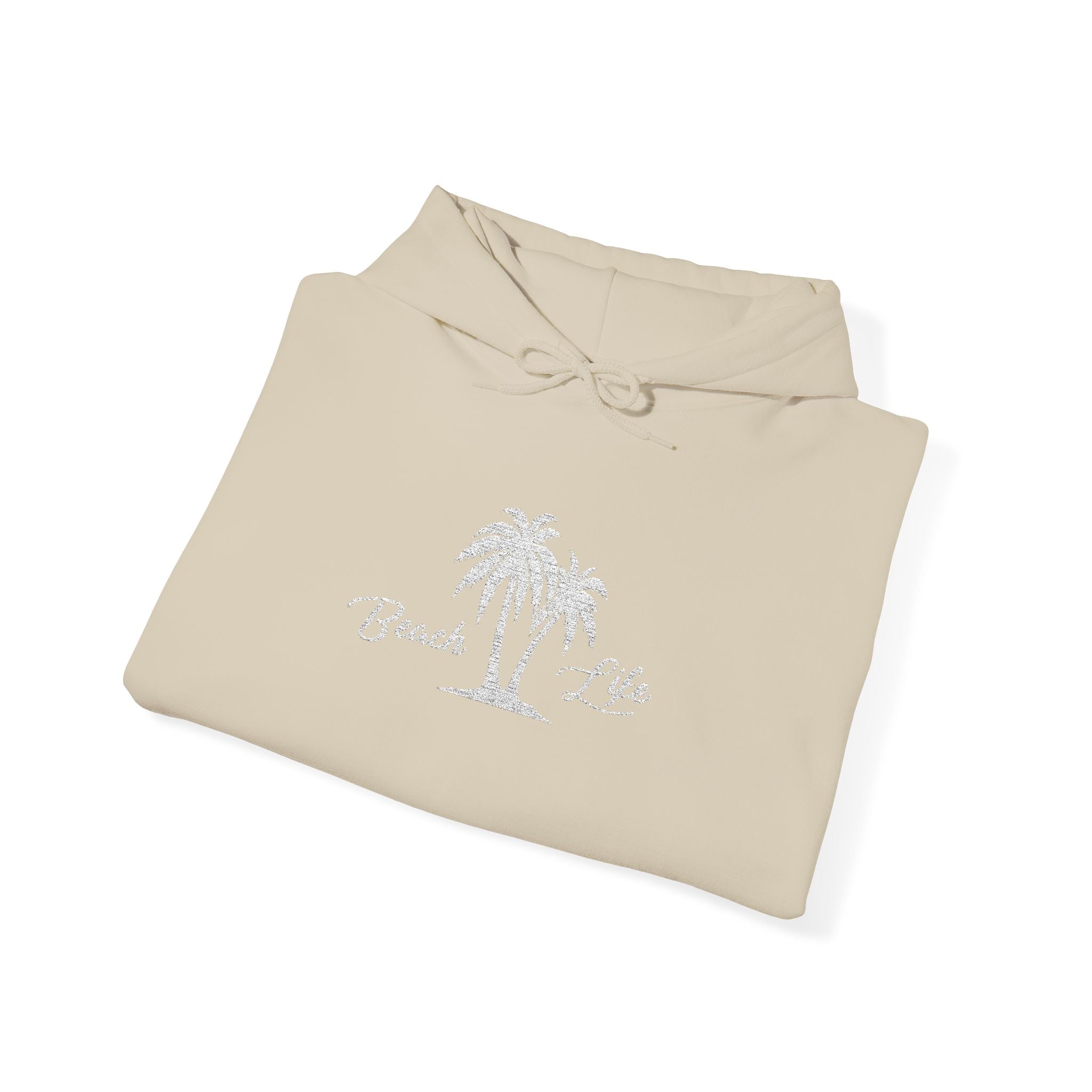 Beach Life Embroidered Hoodie Heavy Blend™ Hooded Sweatshirt