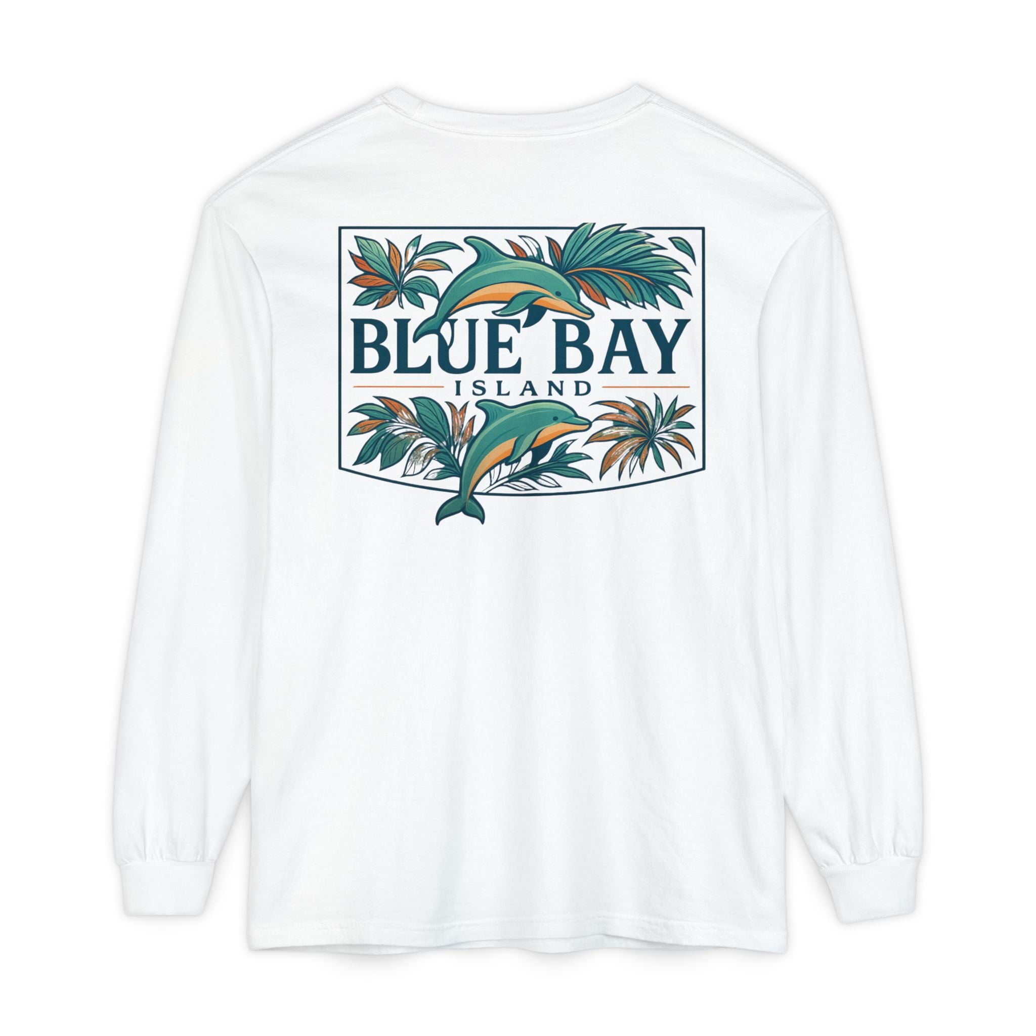 BLUE BAY ISLAND – Dolphins & Daydreams Long Sleeve Tee