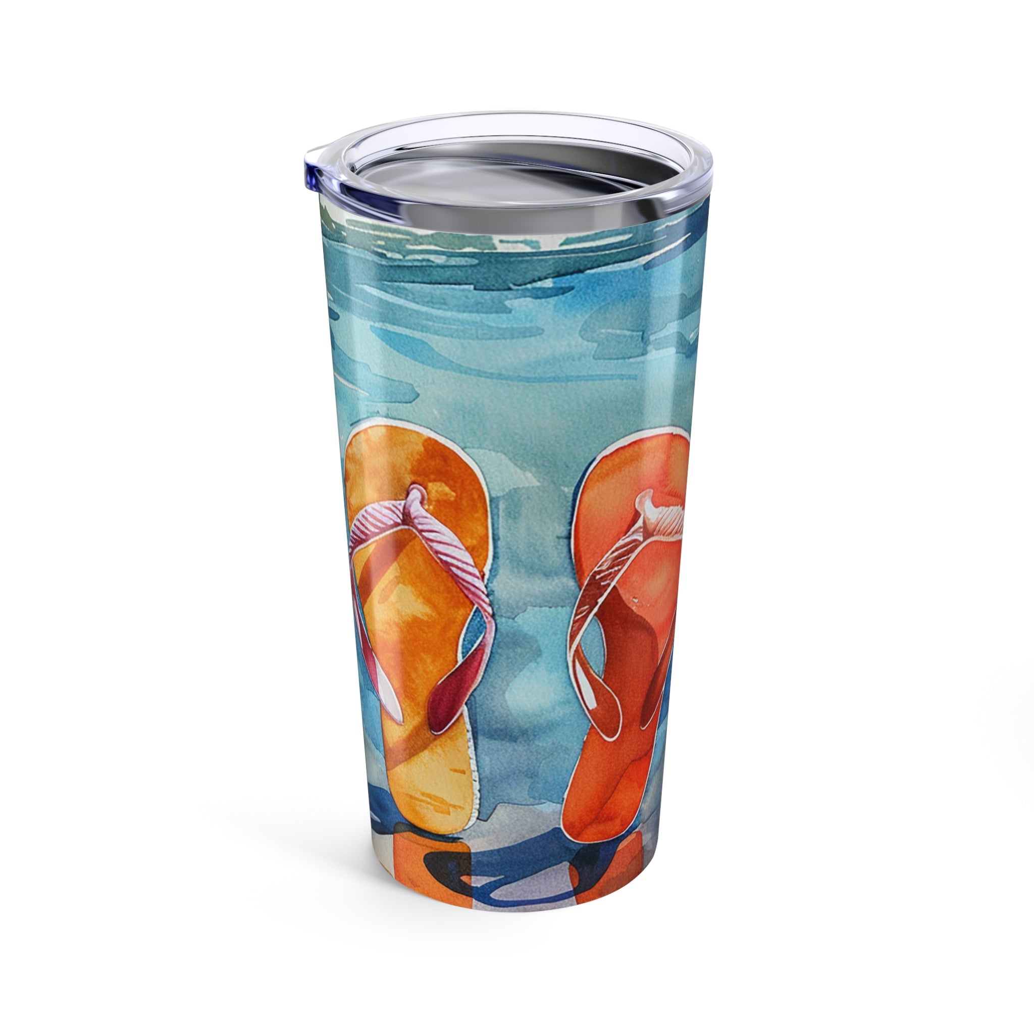 "Island Soles" 20oz Tumbler – Walk Light, Sip Bright