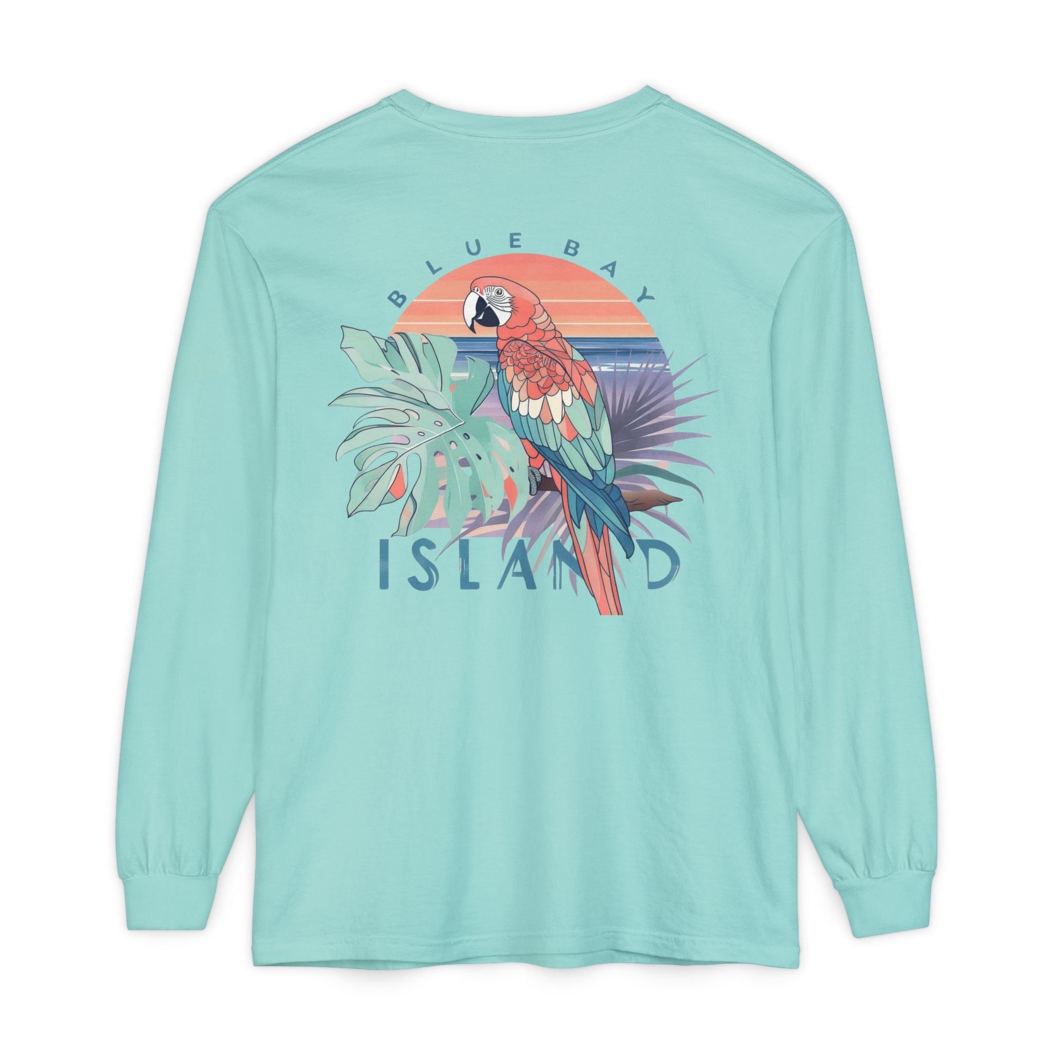 Blue Bay Island – Parrot Sunset Long Sleeve Tee