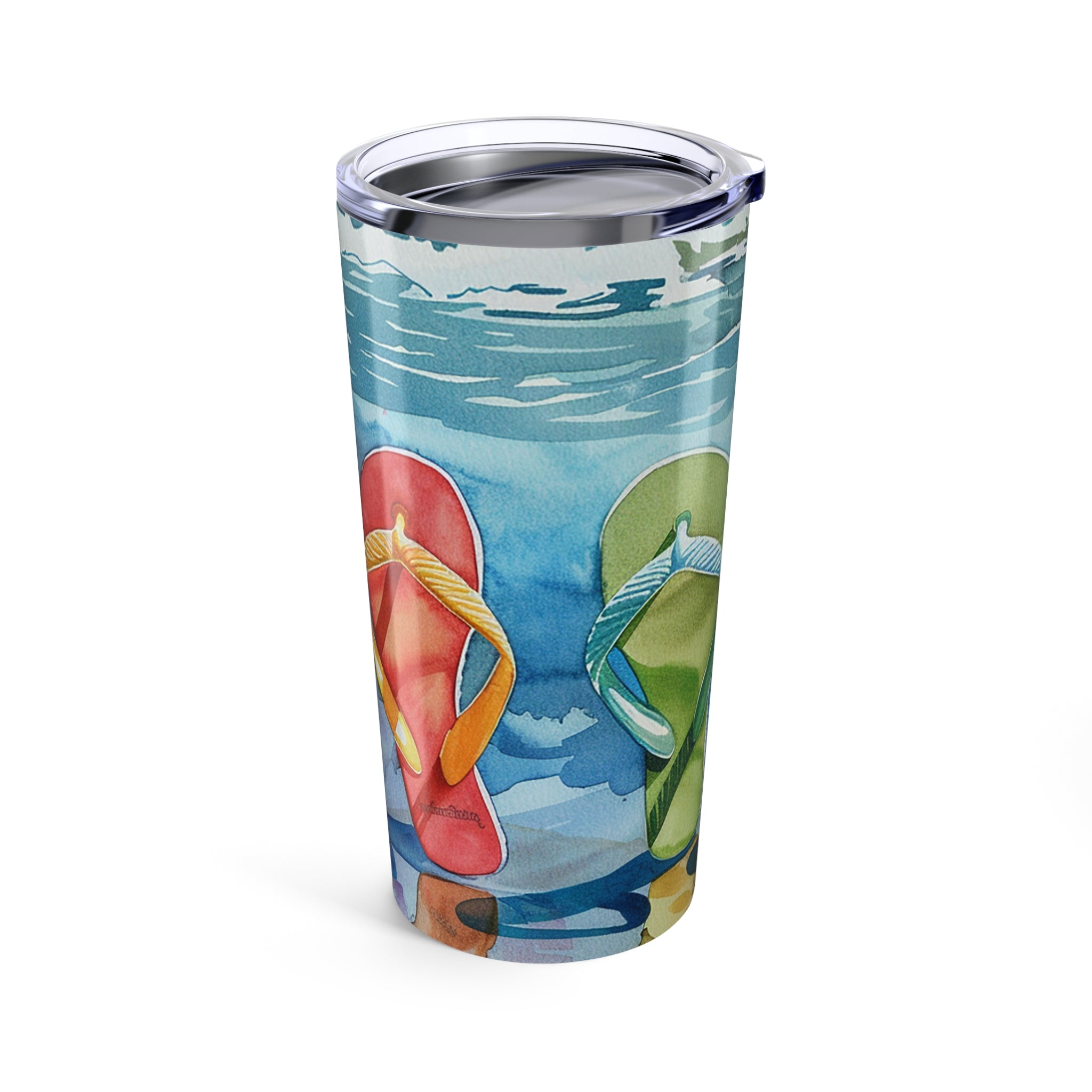 "Island Soles" 20oz Tumbler – Walk Light, Sip Bright