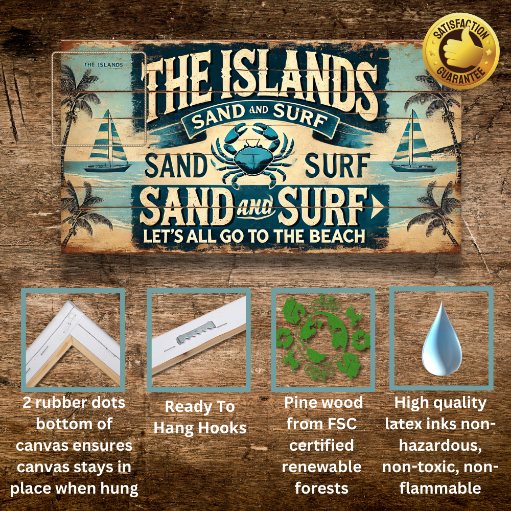 Add Coastal Charm to Any Space with Surf’s Up Shack Canvas Art! Matte Canvas, Stretched, 1.25"