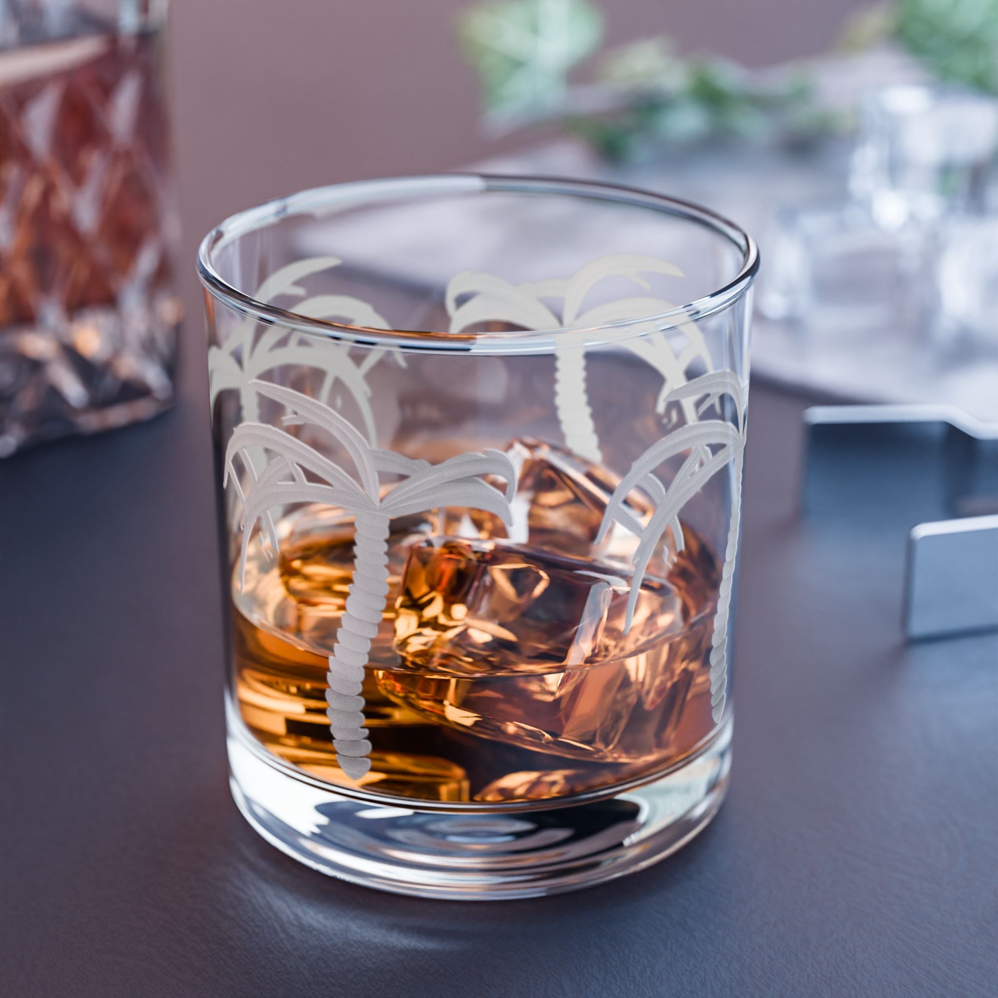 Palm Escape 10oz Rocks Glass