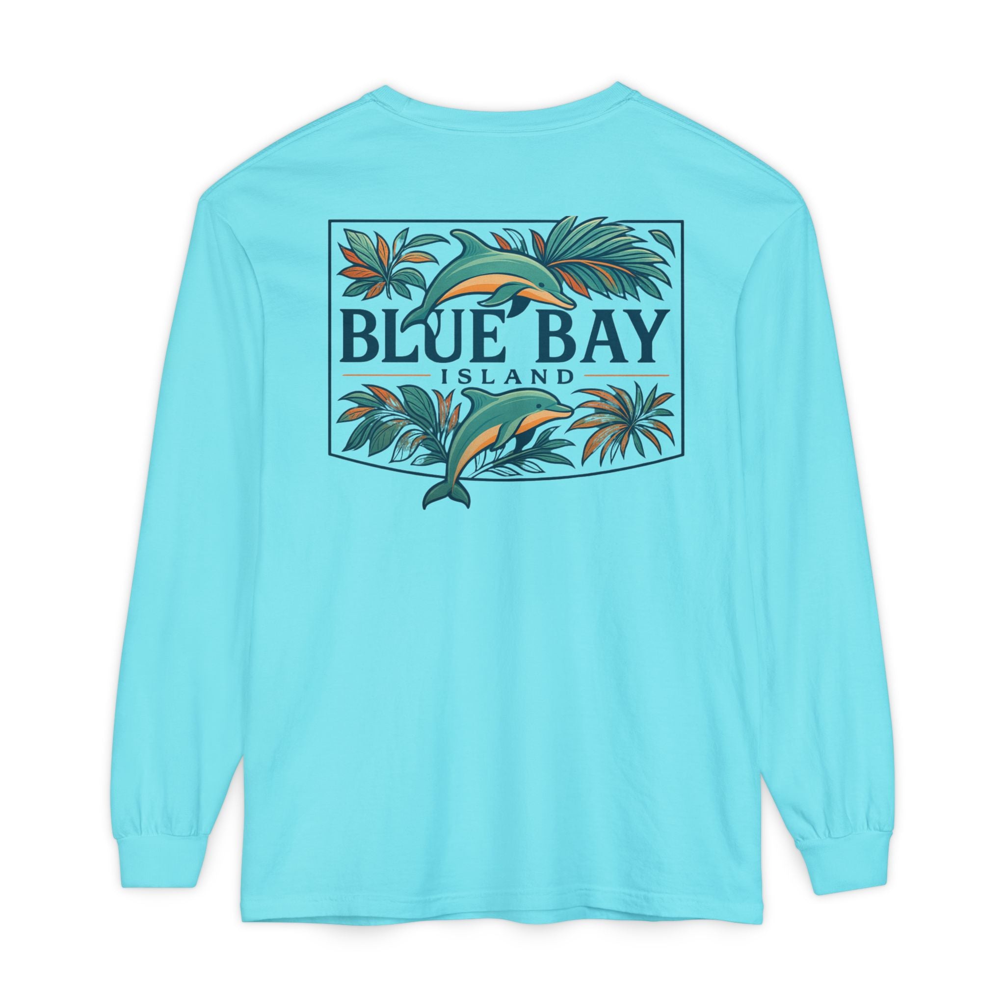 BLUE BAY ISLAND – Dolphins & Daydreams Long Sleeve Tee