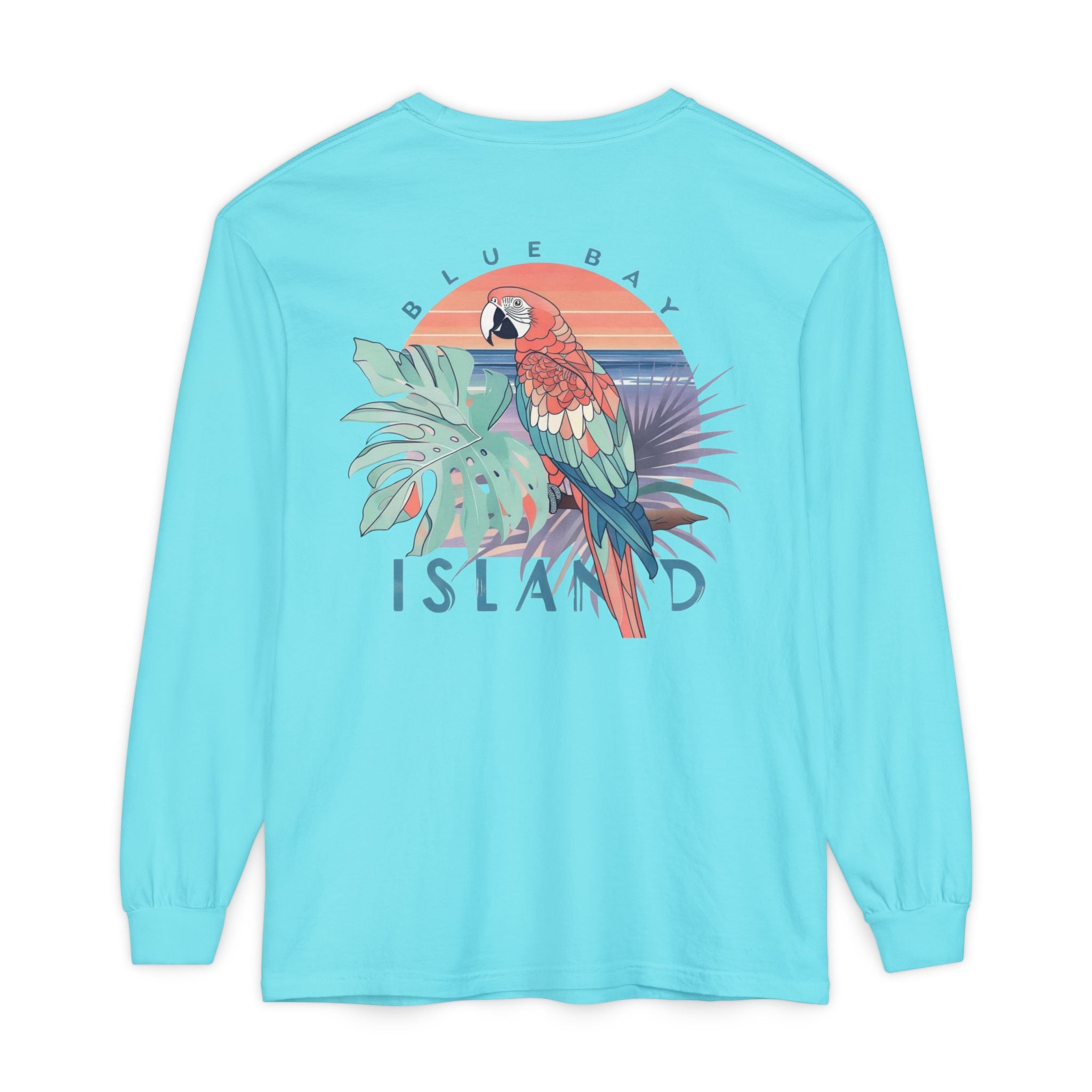Blue Bay Island – Parrot Sunset Long Sleeve Tee