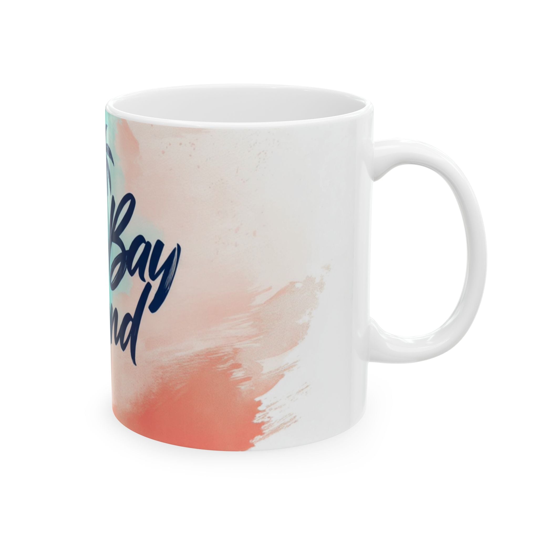 Blue Bay Island Mug – Anchor Your Morning, Island Style (11oz, 15oz)