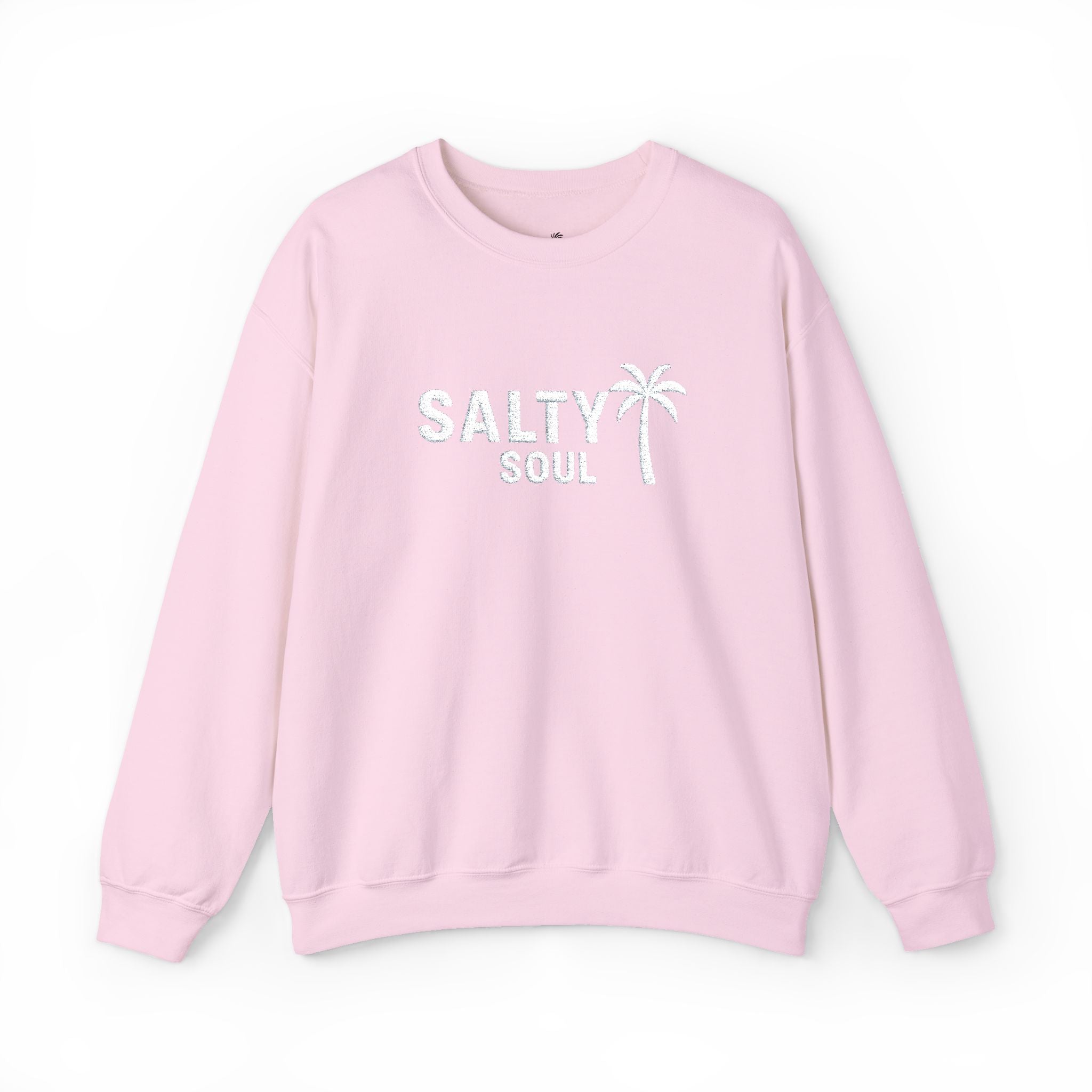 Salty Soul – Women’s Embroidered Sweatshirt Heavy Blend™ Crewneck Sweatshirt