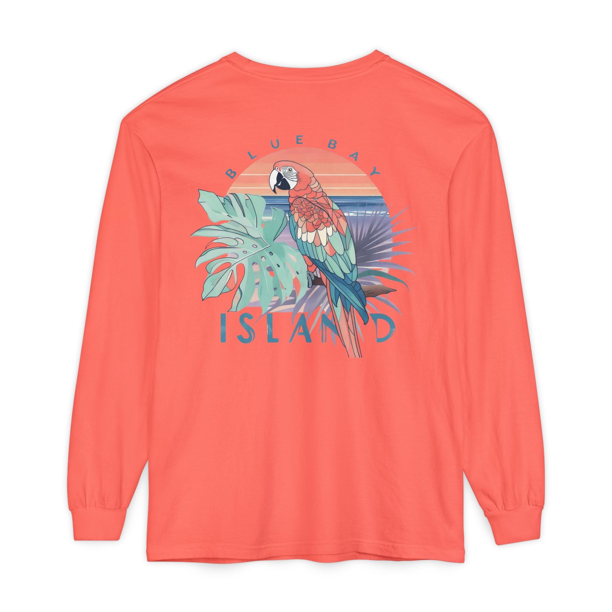 Blue Bay Island – Parrot Sunset Long Sleeve Tee