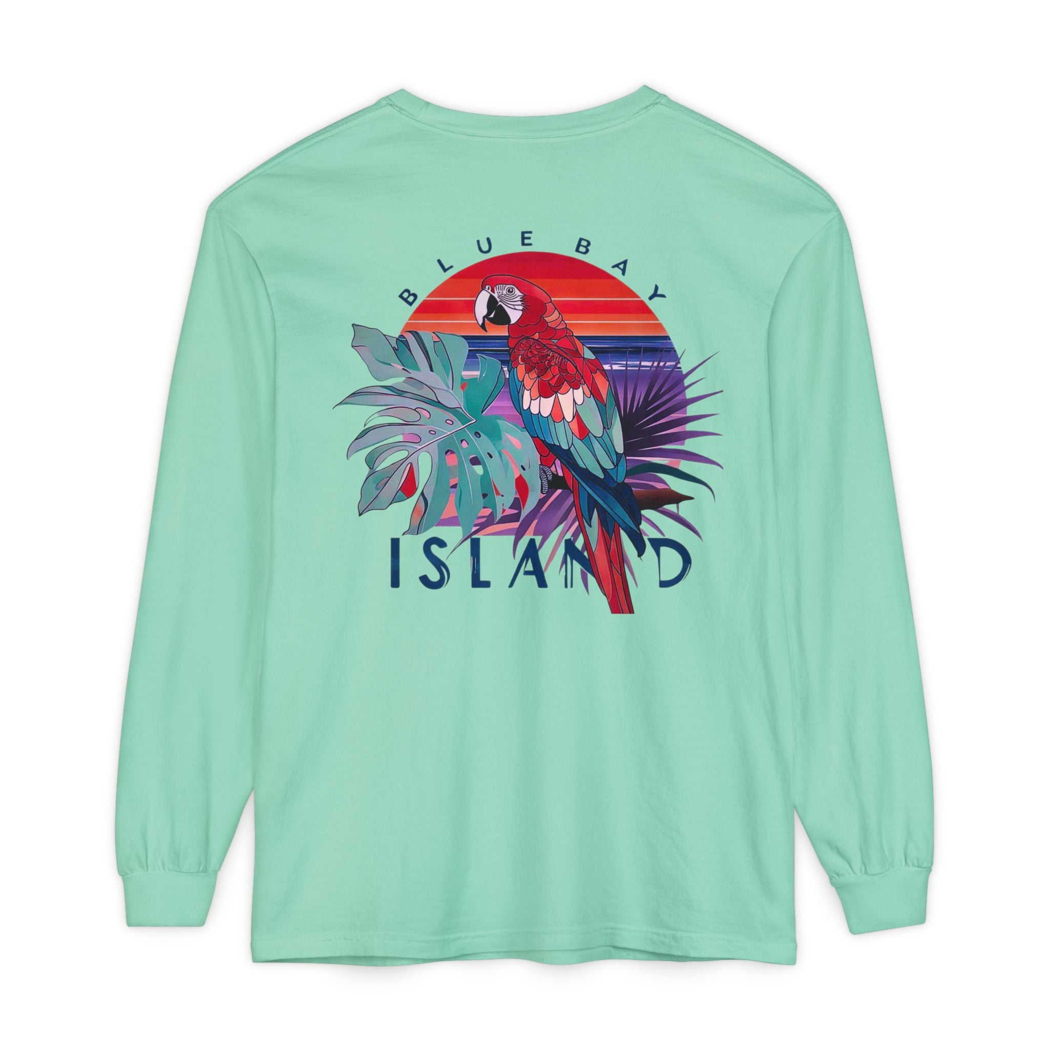 Blue Bay Island – Parrot Sunset Long Sleeve Tee