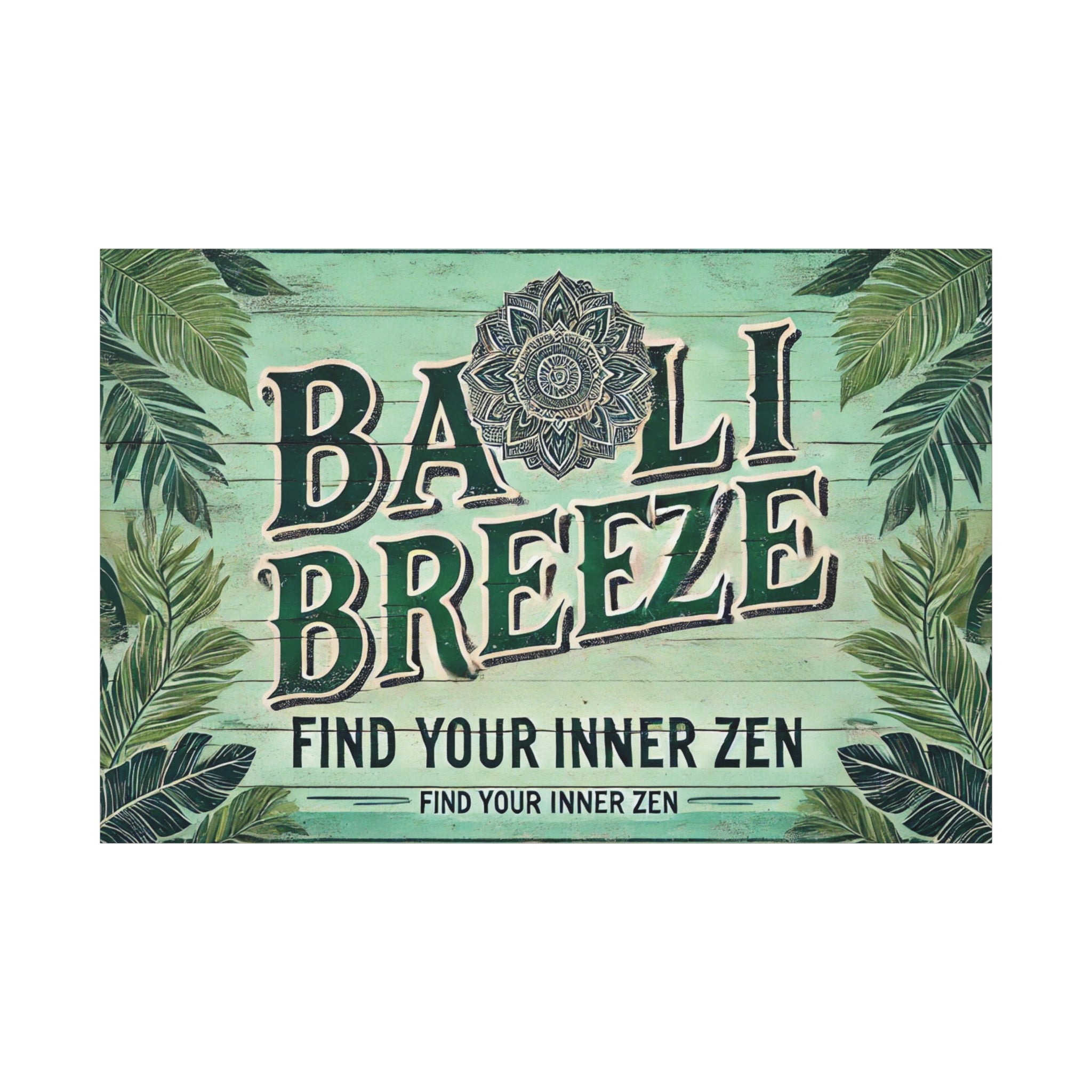 Bring Bali’s Serenity Home with "Bali Breeze" Wall Art Matte Canvas, Stretched, 1.25"