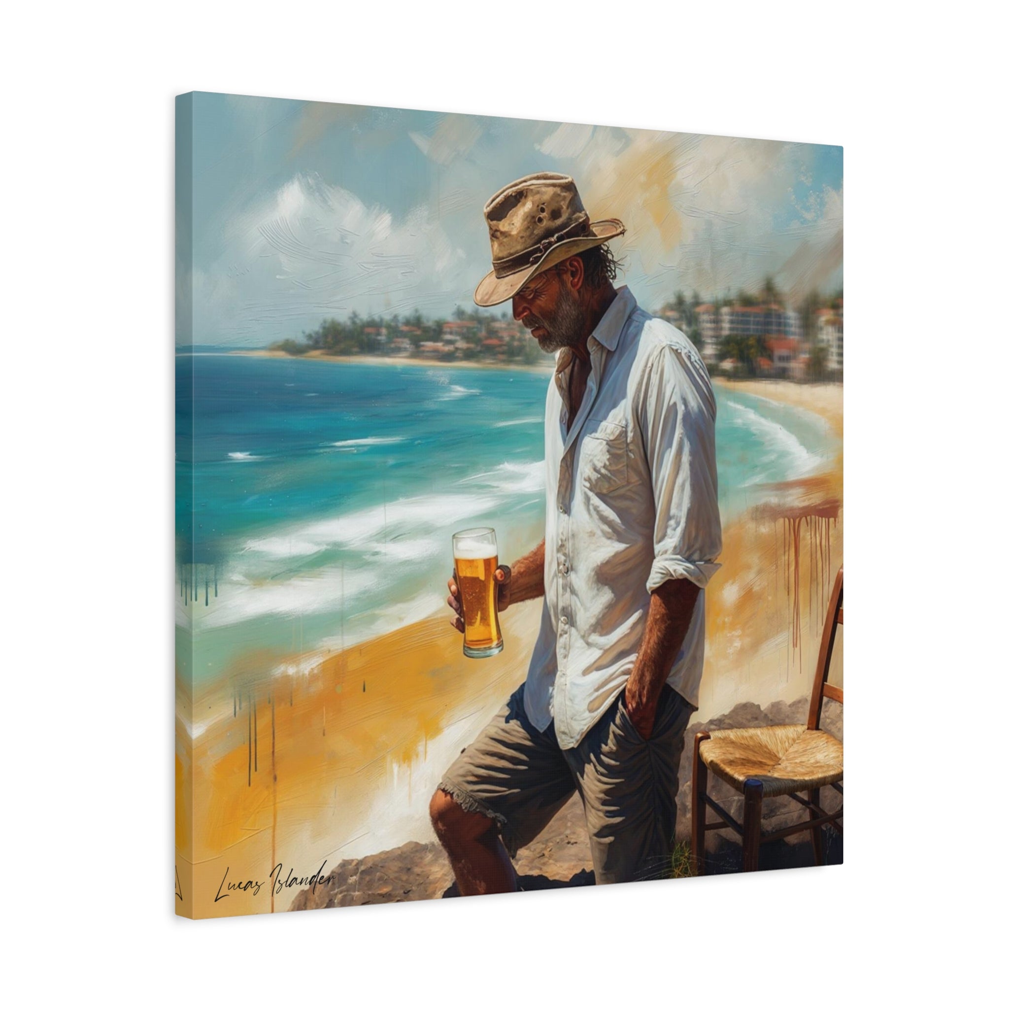 Beer In Mexico Matte Canvas, Stretched, 1.25"