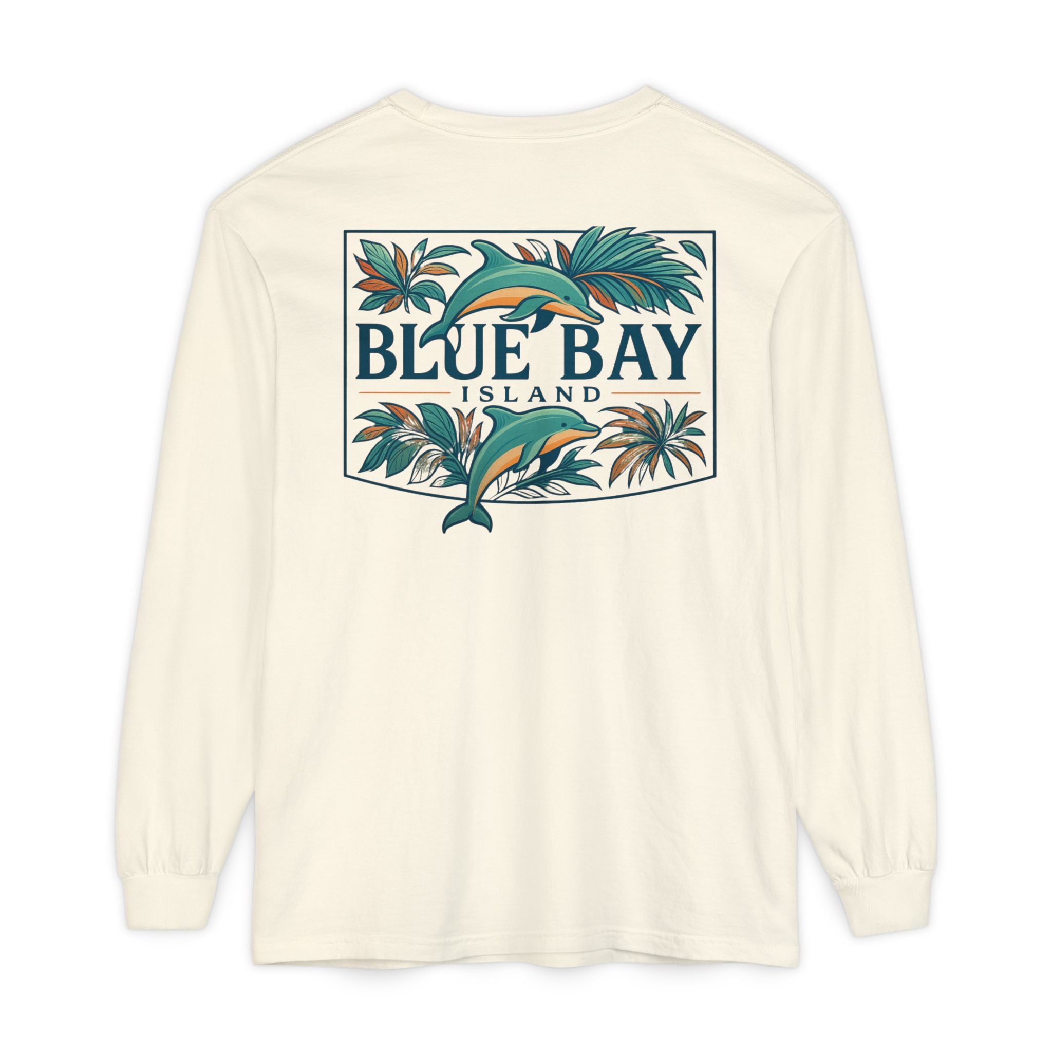 BLUE BAY ISLAND – Dolphins & Daydreams Long Sleeve Tee