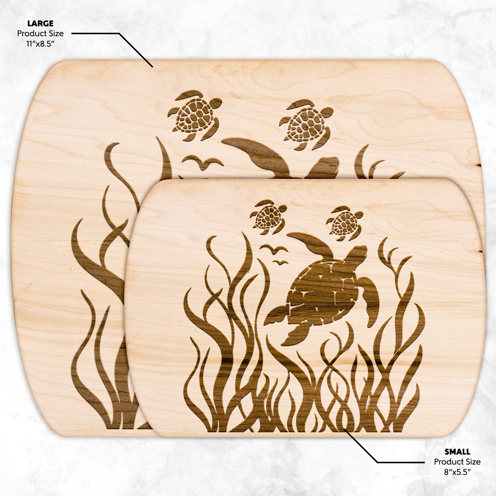 American Craftsmanship at Its Best: Sea Turtle Cutting Board